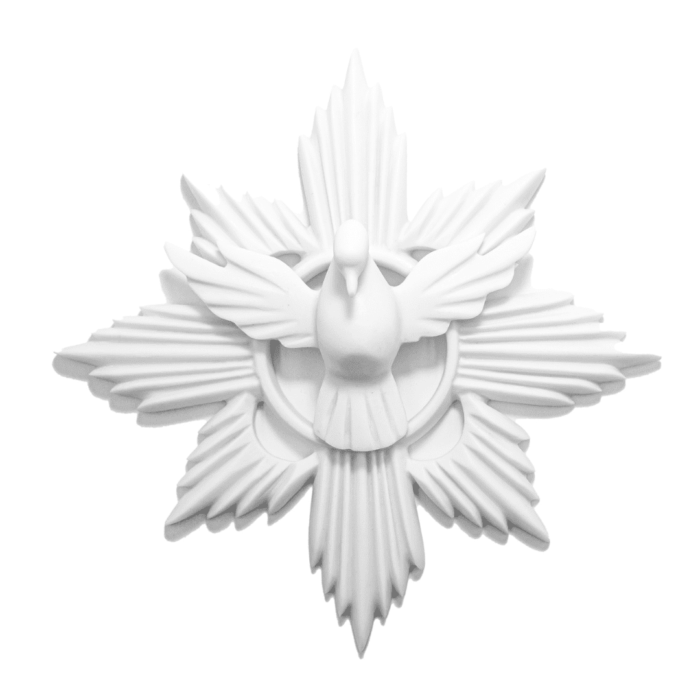 Estatueta de mármore Divino Espirito Santo