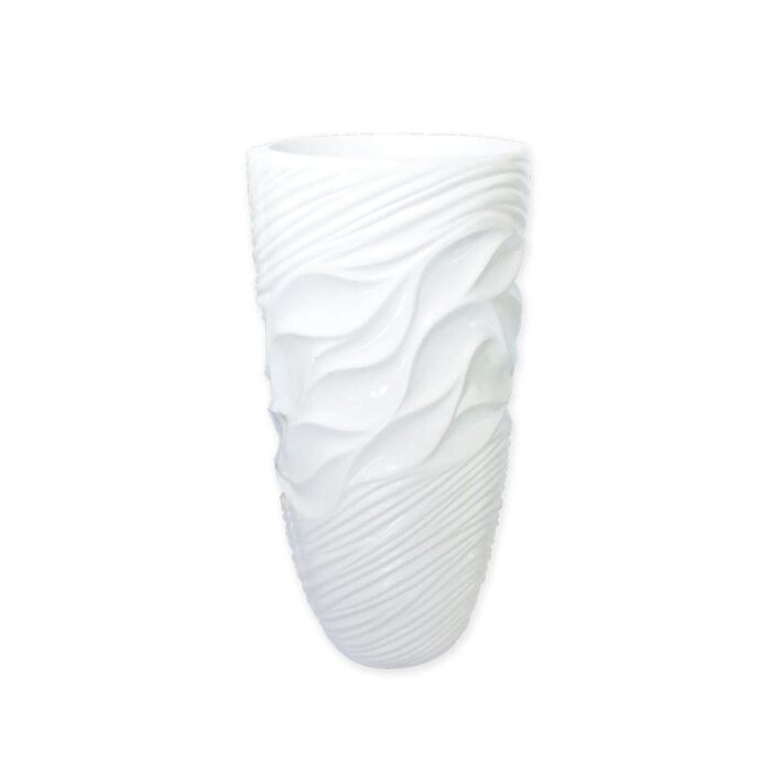 Vaso de resina ondas irregulares