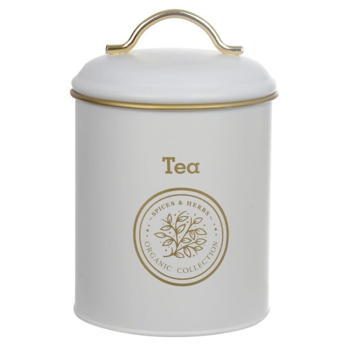 Pote hermético de metal Tea