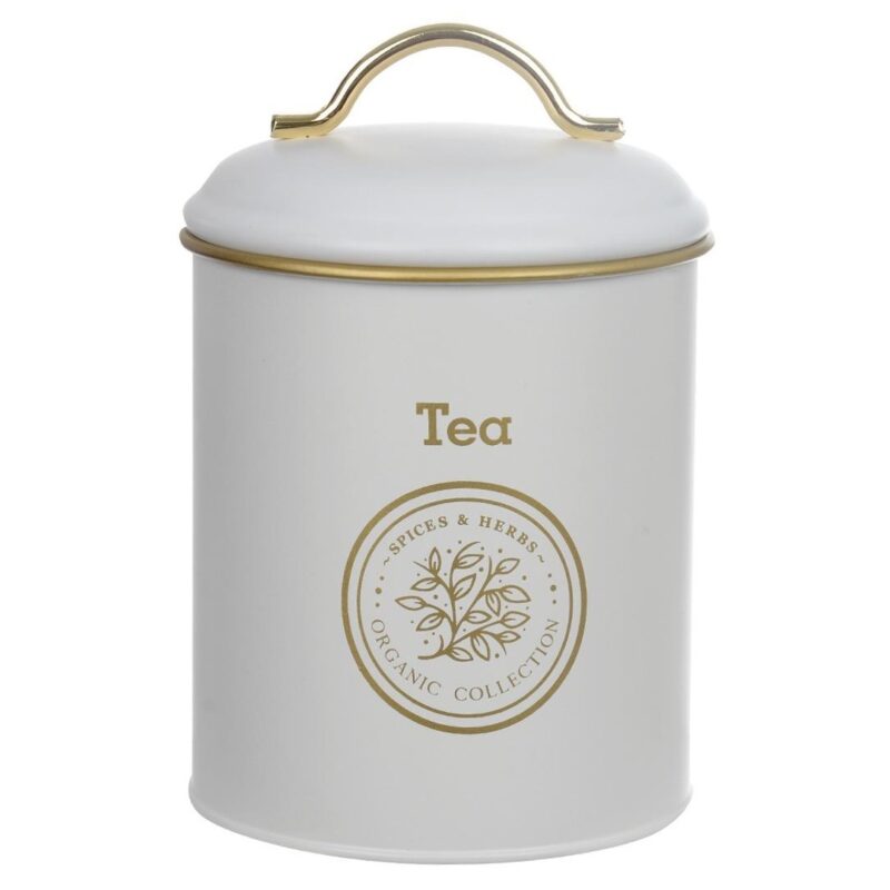 Pote hermético de metal Tea