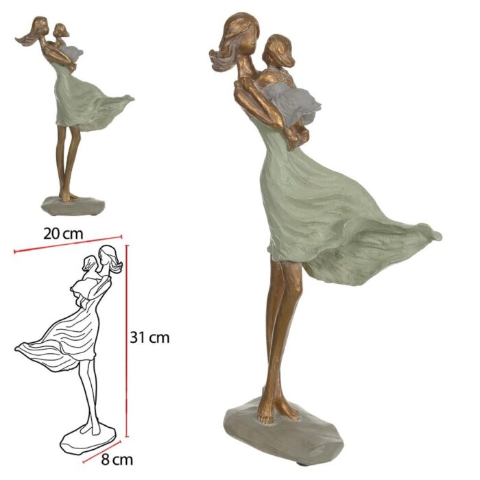 Escultura decorativa - Mãe e Filha - Imagem 2