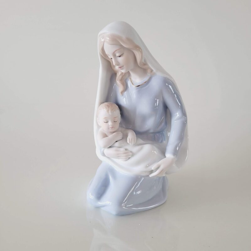 Figura de porcelana Maria com Jesus