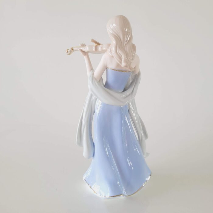 Figura de porcelana Violinista de echarpe - Imagem 2