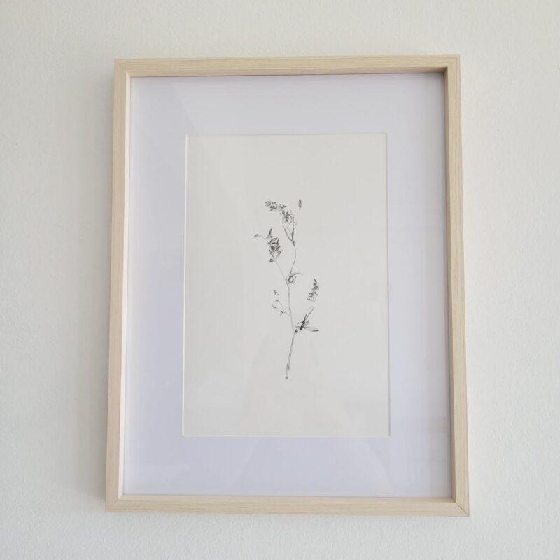Quadro decorativo de MDF planta B