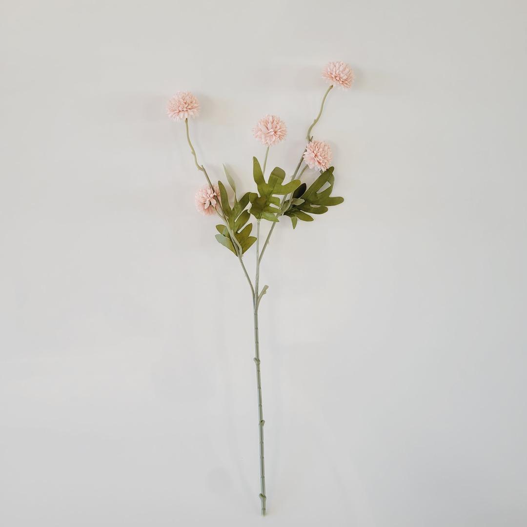 Haste Flor de Alho 52cm rosa claro