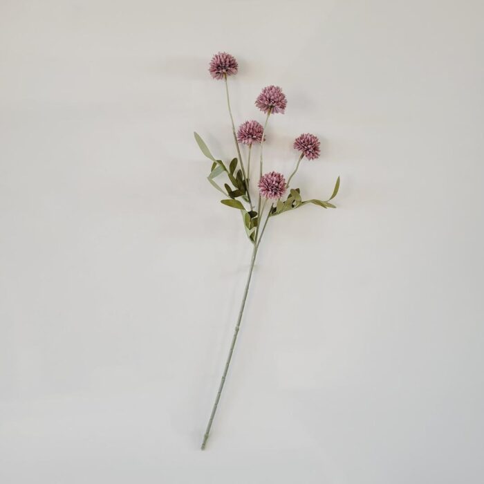 Haste Flor de Alho 52cm rosa antigo
