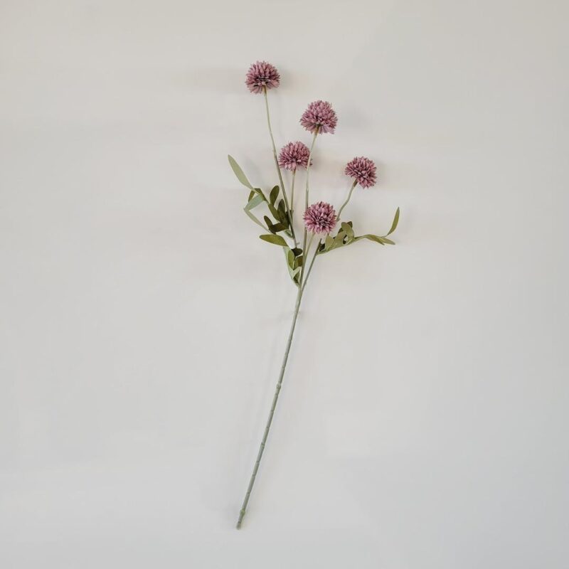 Haste Flor de Alho 52cm rosa antigo