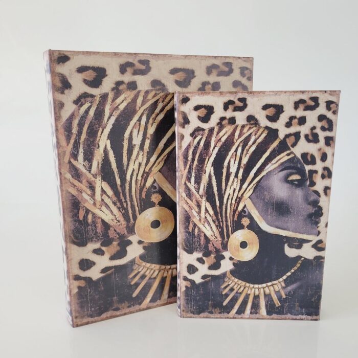 Caixa livro Africana G - Imagem 4