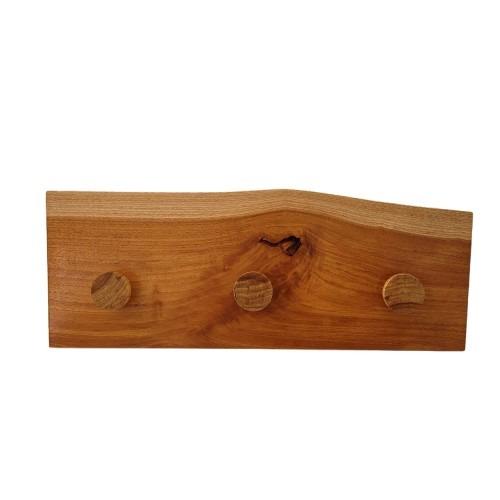 Cabideiro de madeira para parede ganchos de madeira 19x56