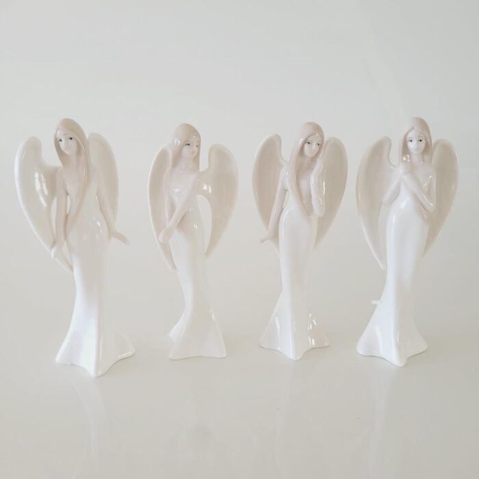 Figura de porcelana Anjo moça 14x5x4