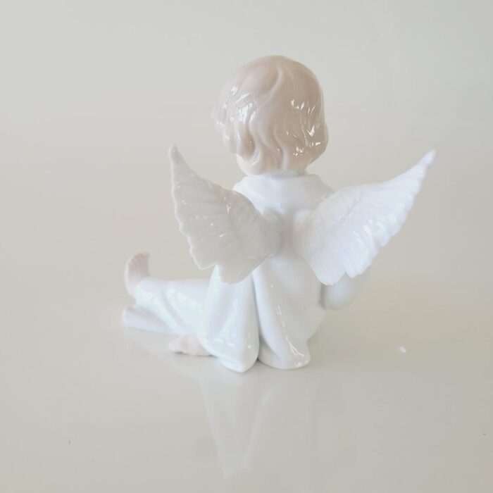 Figura de porcelana Anjo criança 10x10x14 - Imagem 2