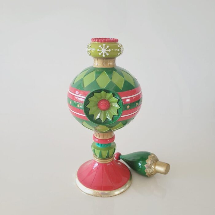 Castiçal Pináculo Natalino 12,5x38x12 - Imagem 2