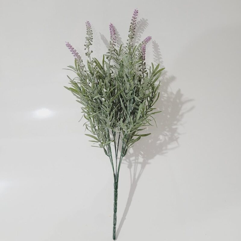 Buquê flor Lavanda 38cm Lilás claro