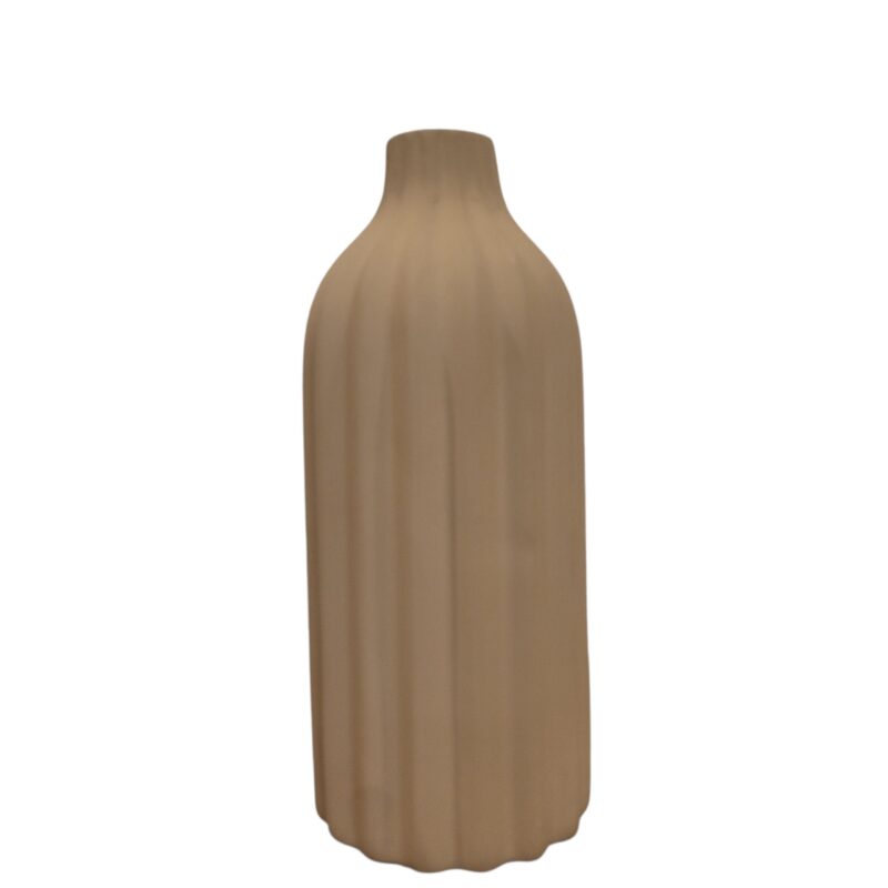 Vaso de resina Duo Indiano bege G